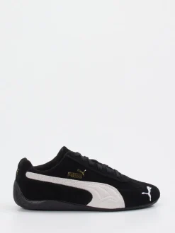 Puma – Sneaker aus Veloursleder schwarz