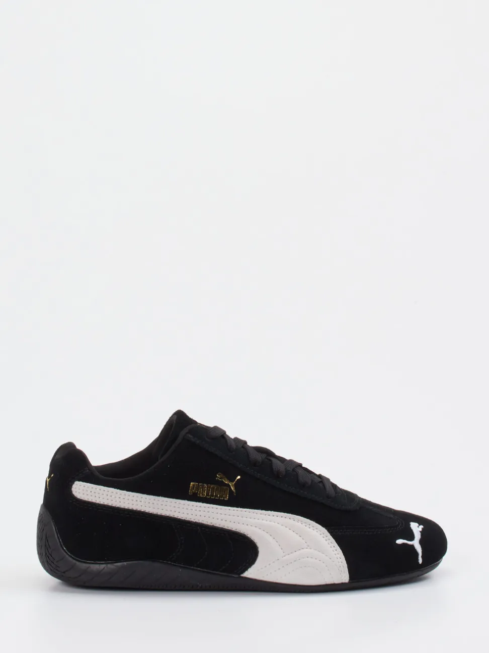 Puma – Sneaker aus Veloursleder schwarz