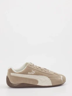Puma – Sneaker aus Veloursleder in Beige