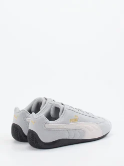 Puma – Sneaker aus Veloursleder in Hellgrau