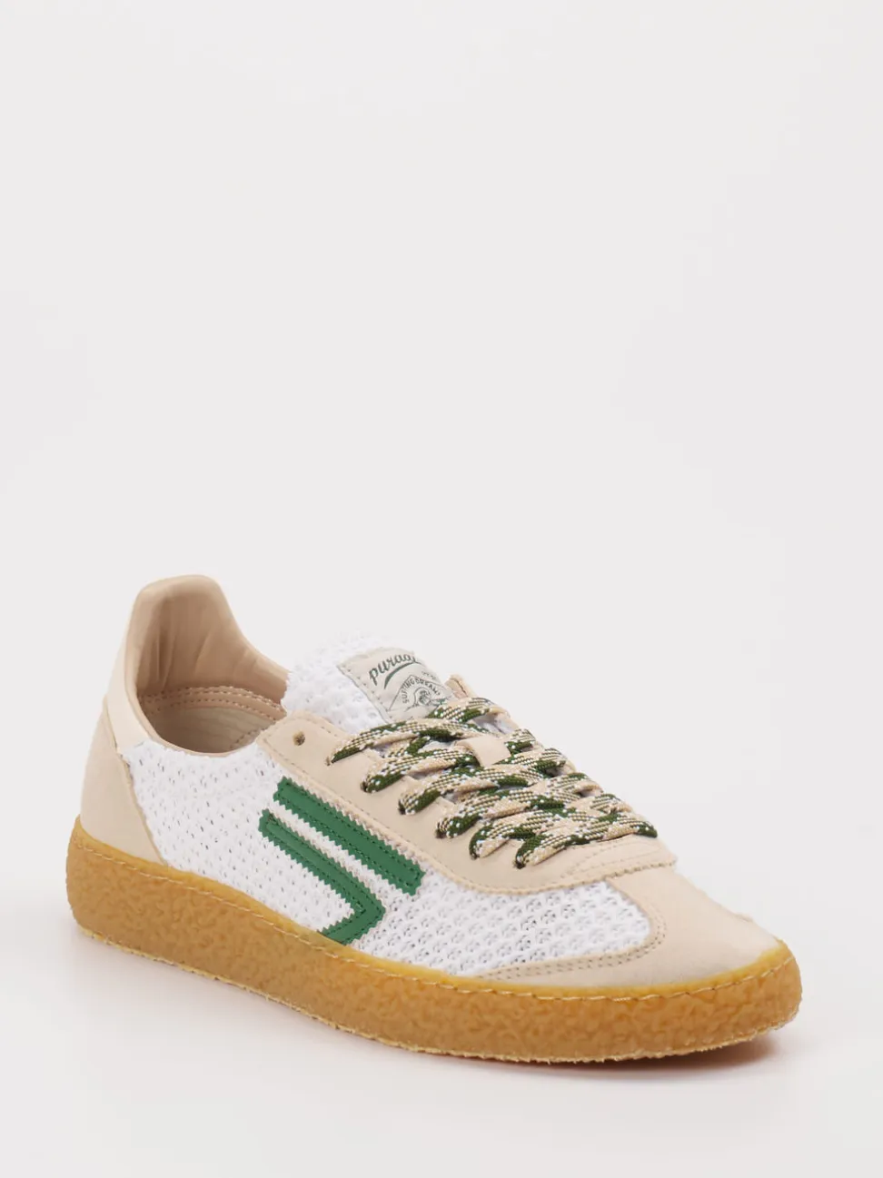 Puraai – Sneaker aus Textil in Weiß mit Gummisohle