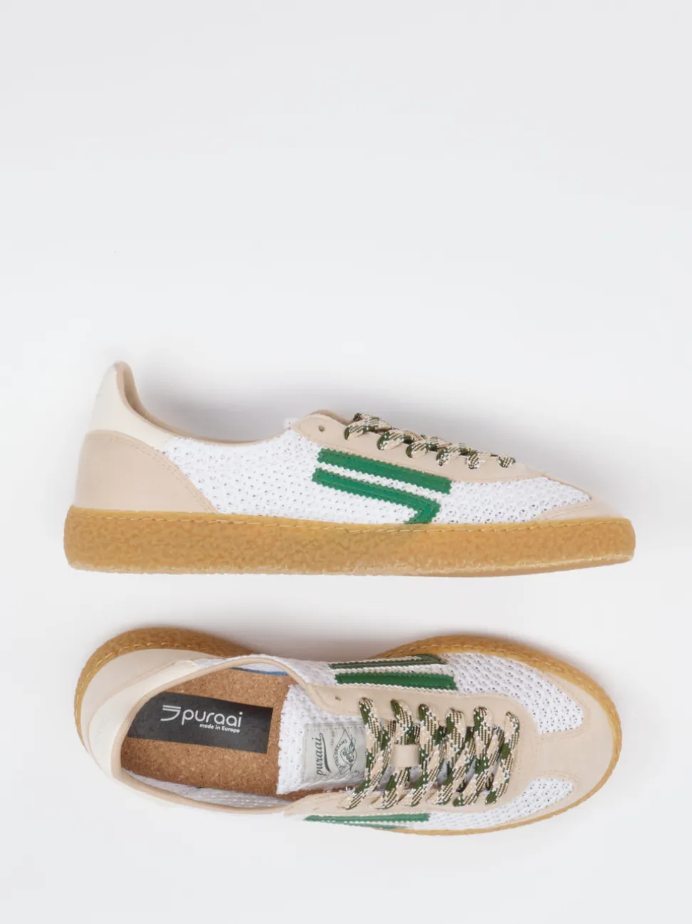 Puraai – Sneaker aus Textil in Weiß mit Gummisohle