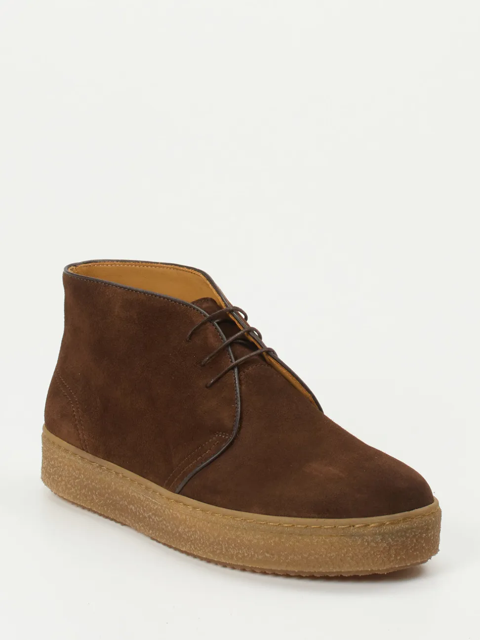 Quarvif – Desert Boots aus Veloursleder schokobraun