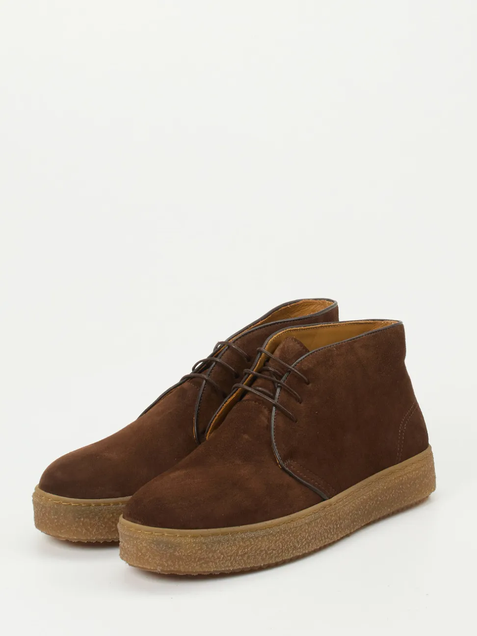 Quarvif – Desert Boots aus Veloursleder schokobraun