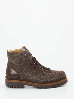 Quarvif – Hiking-Stiefeletten aus Veloursleder braun