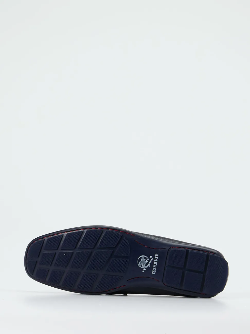 Quarvif – Loafer aus geprägtem Leder in Blau