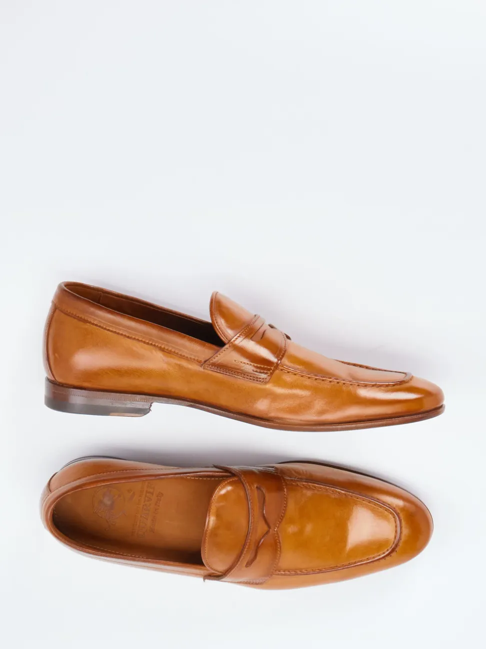 Quarvif – Loafer aus Pferdeleder cognacbraun