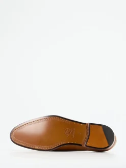 Quarvif – Oxford aus Kalbleder in Cognacbraun