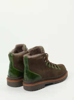 Quarvif – Schnürboots aus Veloursleder schokobraun