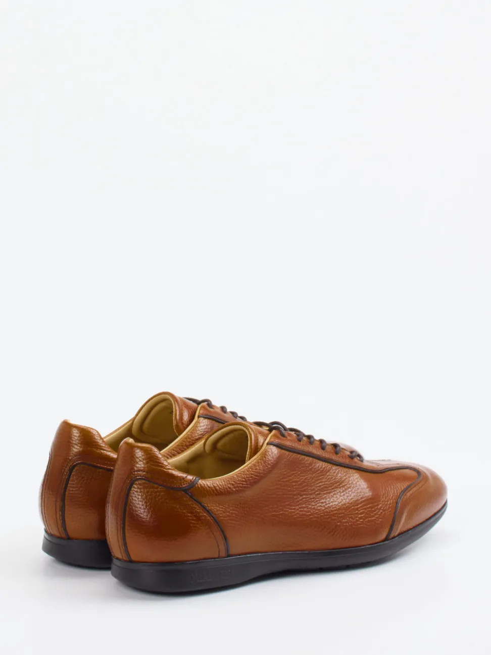 Quarvif – Schnürschuh aus Hirschleder cognacbraun