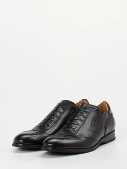 Quarvif – Slip-On Halbschuhe aus Kalbleder schwarz
