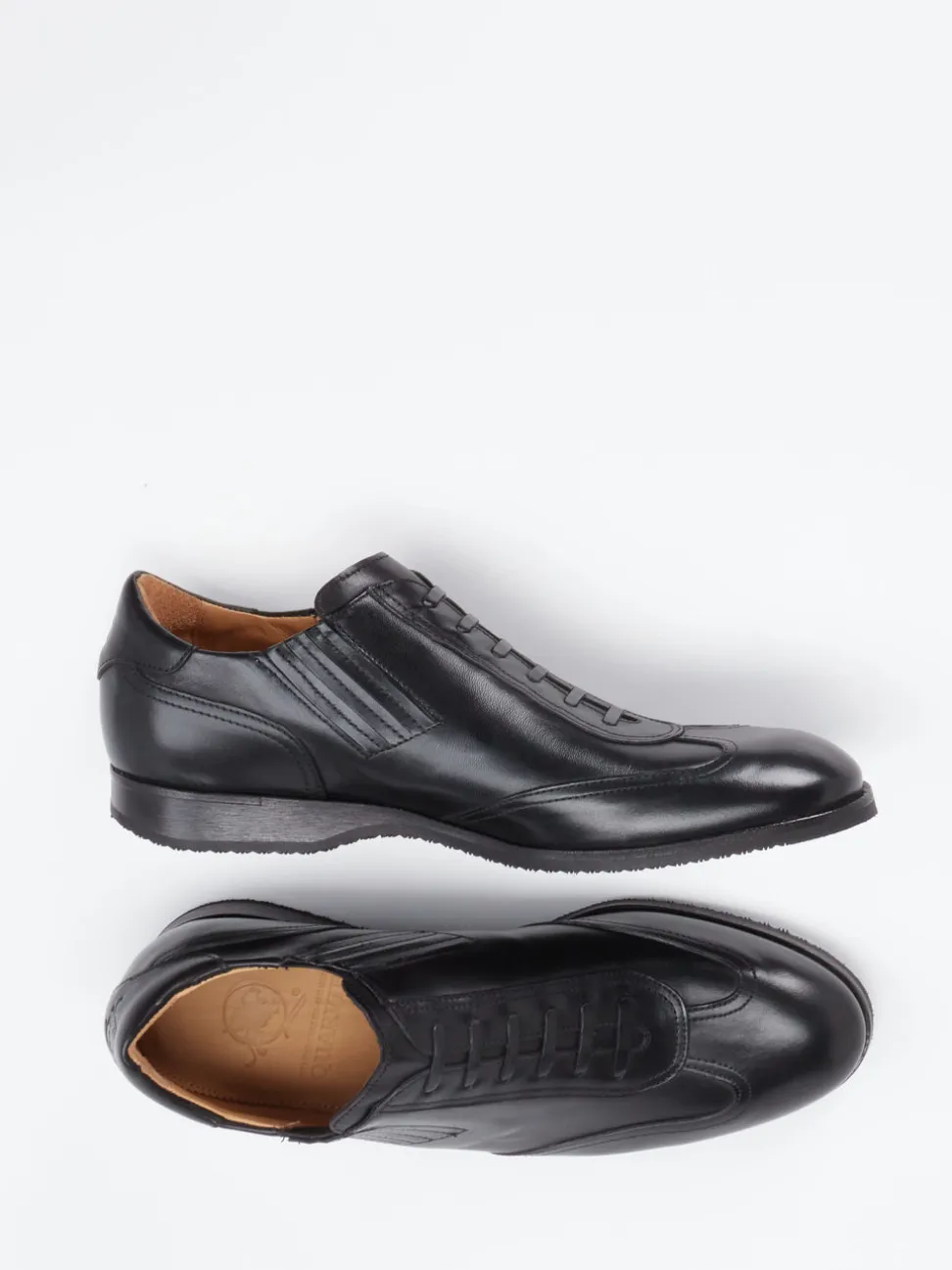 Quarvif – Slip-On Halbschuhe aus Kalbleder schwarz
