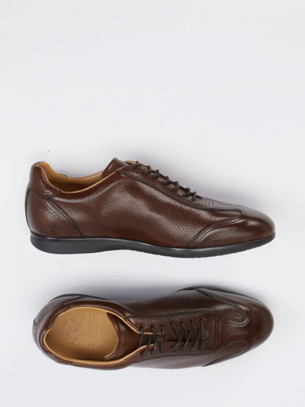 Quarvif – Sneaker aus Kalbleder dunkelbraun