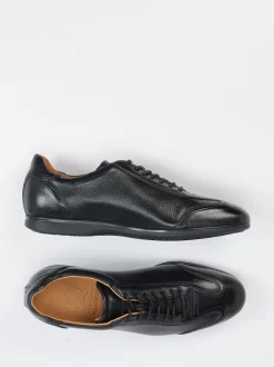 Quarvif – Sneaker aus Lammleder Schwarz