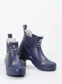 Rajn – Chelsea-Regenboots aus Gummi Dunkelblau