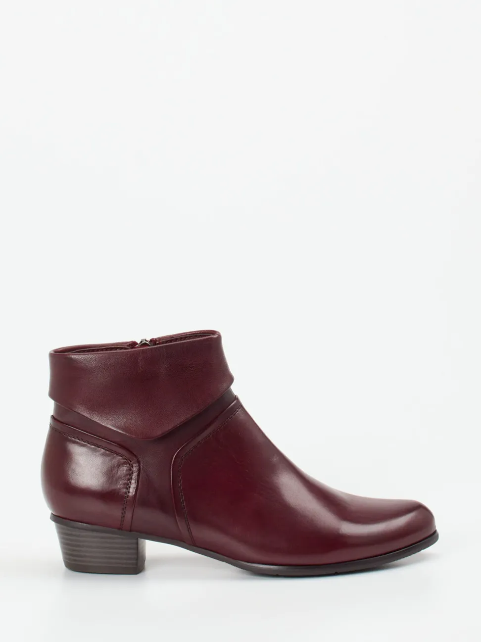 Ralph Harrison – Ankle Boots aus Lammleder bordeauxrot