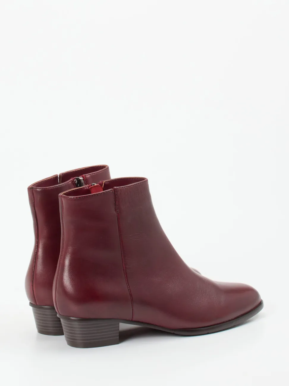 Ralph Harrison – Ankle Boots aus Lammleder Bordeaux