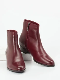 Ralph Harrison – Ankle Boots aus Lammleder Bordeaux