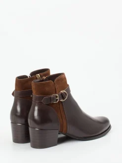 Ralph Harrison – Ankle Boots aus Kalbleder dunkelbraun