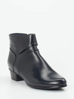 Ralph Harrison – Ankle Boots aus Lammleder dunkelblau
