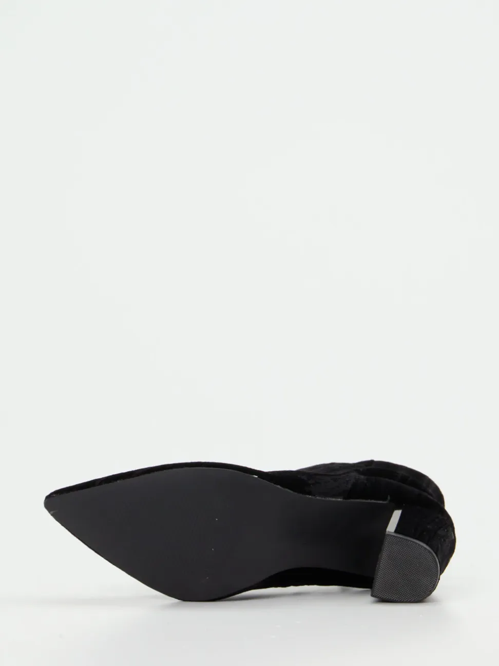 Ralph Harrison – Ankle Boots aus Samt-Textil Schwarz