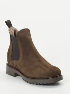 Ralph Harrison – Chelsea Boots aus Nubukleder braun
