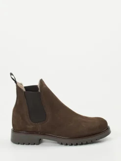 Ralph Harrison – Chelsea Boots aus Nubukleder braun