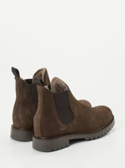 Ralph Harrison – Chelsea Boots aus Nubukleder braun