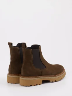 Ralph Harrison – Chelsea Boots aus Veloursleder braun