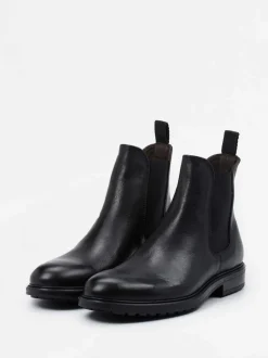 Ralph Harrison – Chelsea Boots aus Kalbleder schwarz