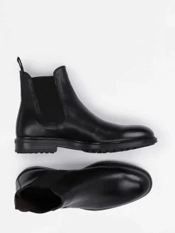 Ralph Harrison – Chelsea Boots aus Kalbleder schwarz