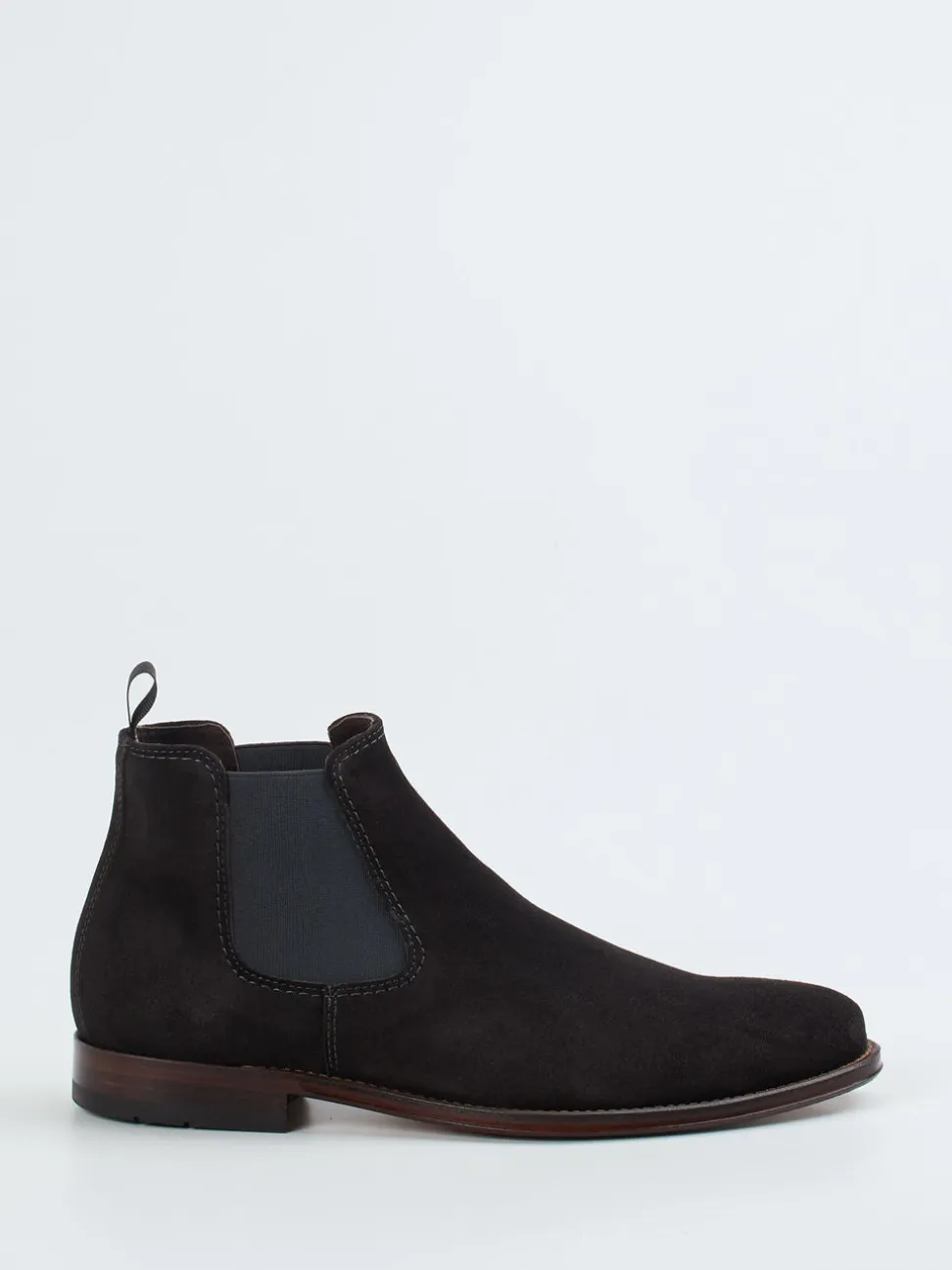 Ralph Harrison – Chelsea Boots aus Veloursleder anthrazit