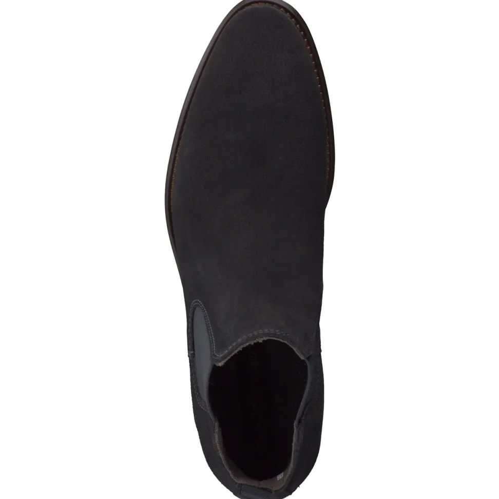 Ralph Harrison – Chelsea Boots aus Veloursleder anthrazit