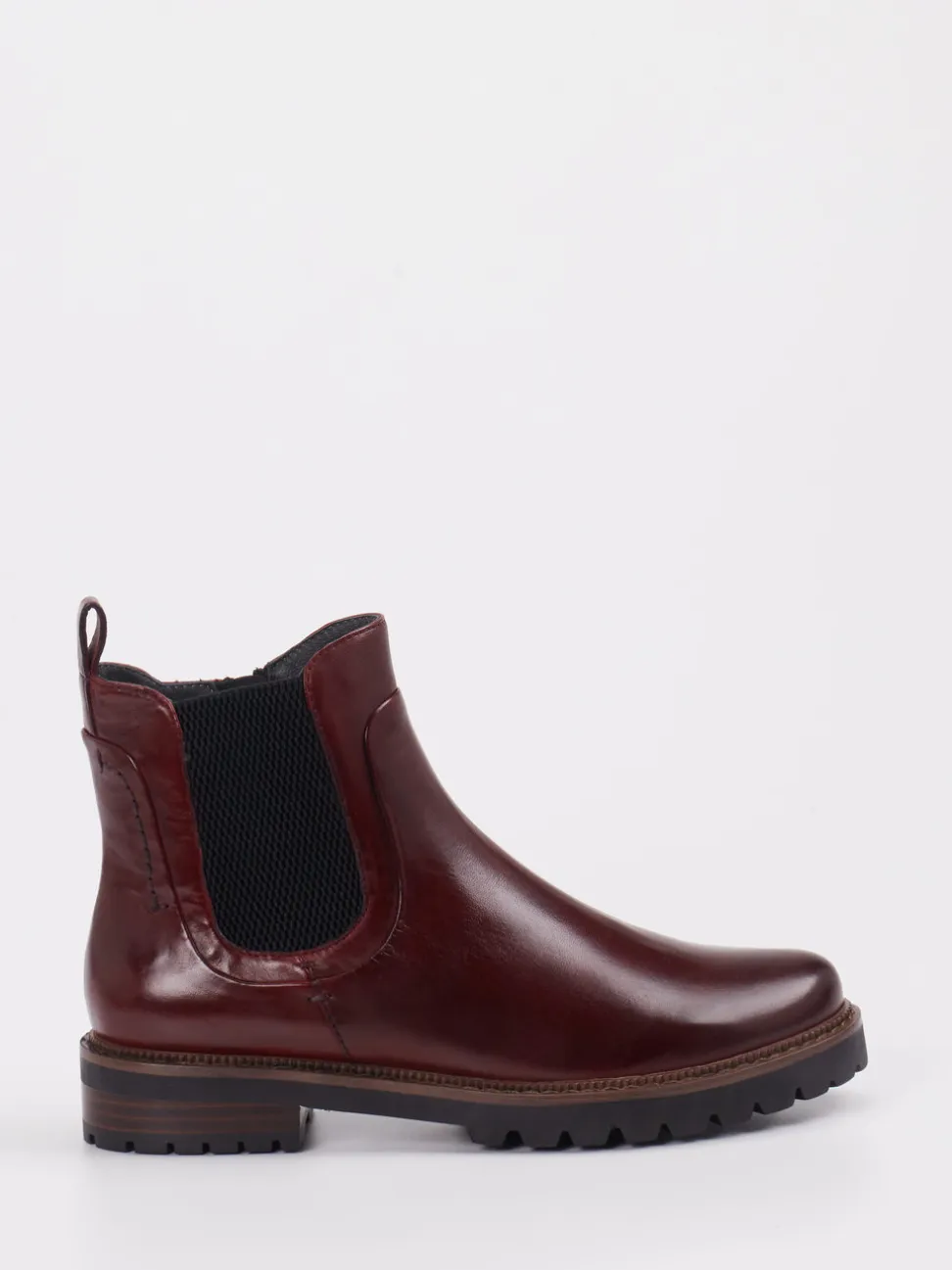 Ralph Harrison – Chelsea Boots aus Lammleder Bordeaux