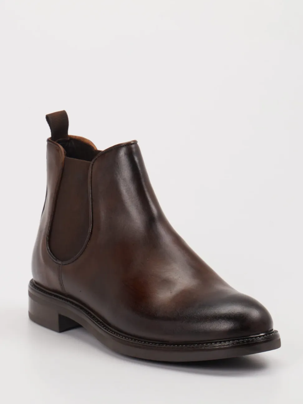 Ralph Harrison – Chelsea Boots aus Leder Dunkelbraun