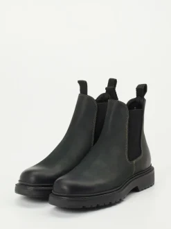 Ralph Harrison – Chelsea Boots aus Nubukleder Grau