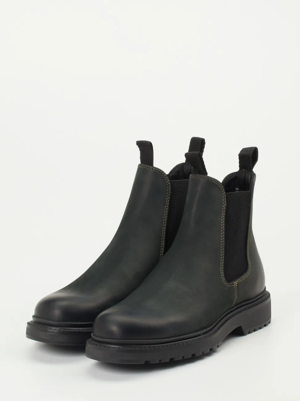 Ralph Harrison – Chelsea Boots aus Nubukleder Grau