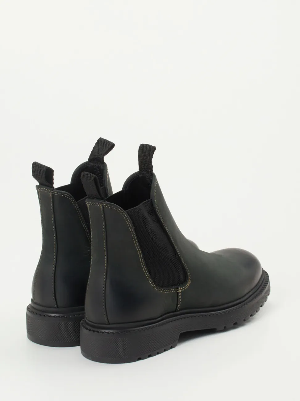 Ralph Harrison – Chelsea Boots aus Nubukleder Grau