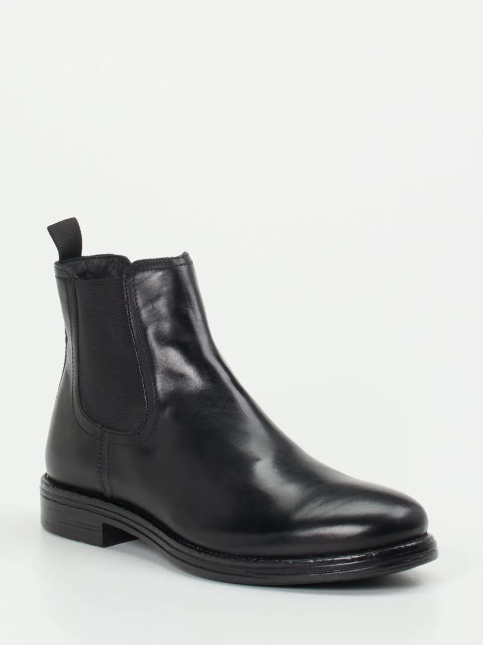 Ralph Harrison – Chelsea Boots aus Kalbleder schwarz