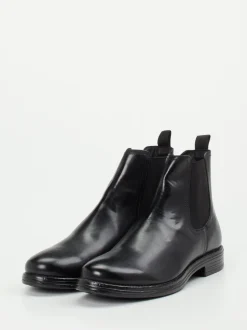 Ralph Harrison – Chelsea Boots aus Kalbleder schwarz