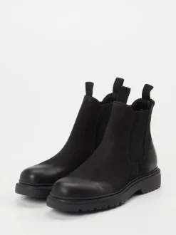 Ralph Harrison – Chelsea Boots aus Nubukleder schwarz