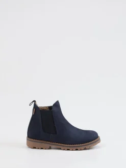 Ralph Harrison – Chelsea Boots aus Nubukleder blau