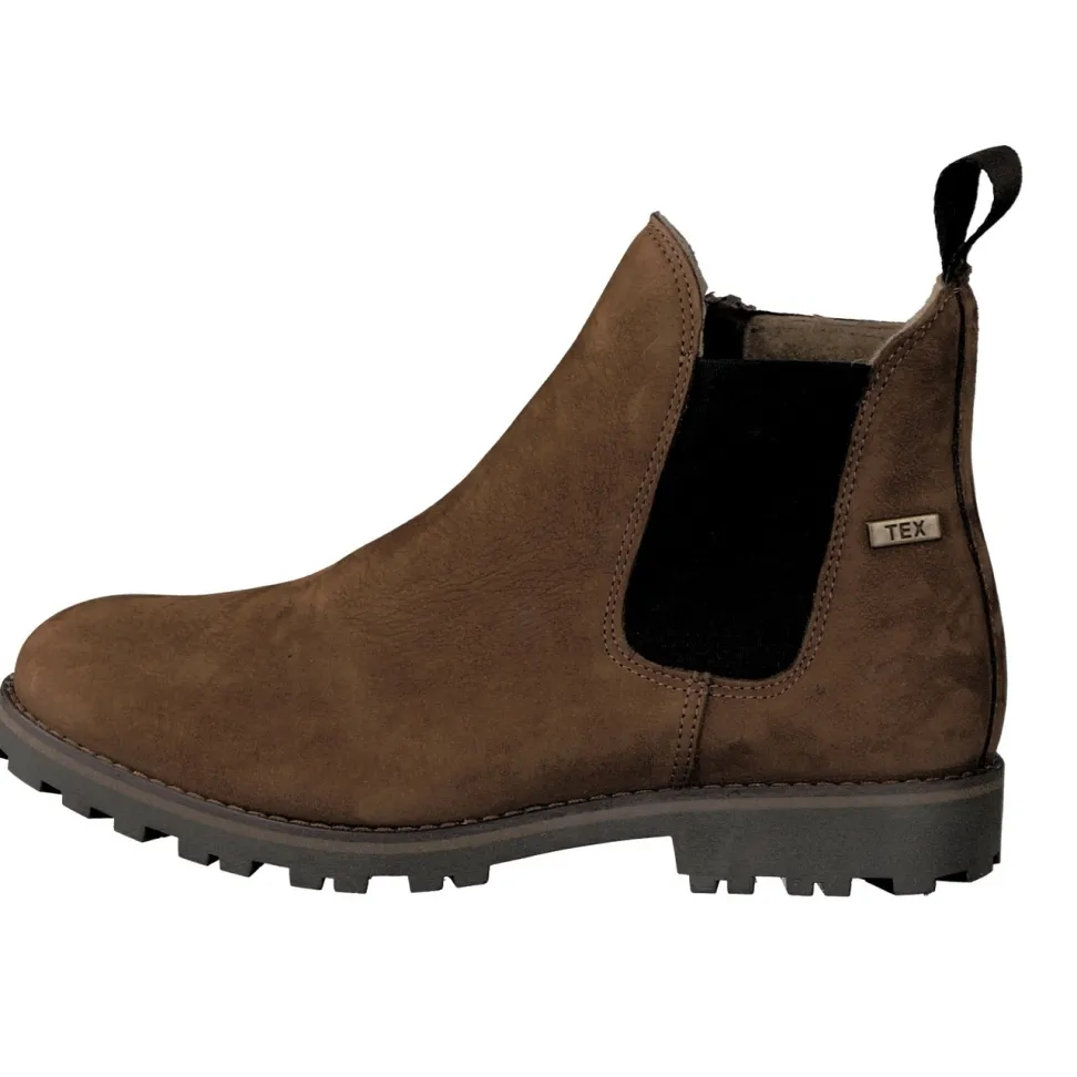 Ralph Harrison – Chelsea Boots aus Nubukleder braun