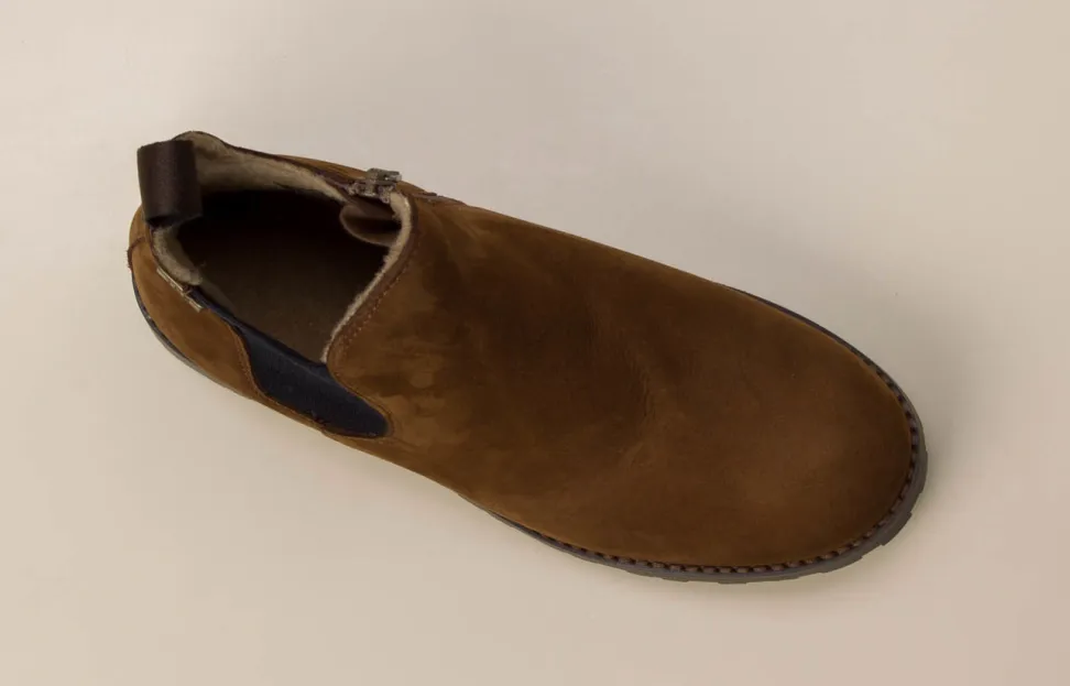 Ralph Harrison – Chelsea Boots aus Nubukleder braun