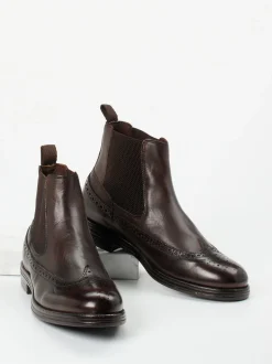 Ralph Harrison – Chelsea Boots aus Kalbleder Dunkelbraun