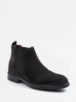 Ralph Harrison – Chelsea Boots aus Veloursleder anthrazit