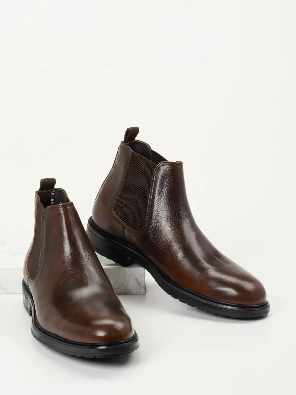 Ralph Harrison – Chelsea Boots aus Kalbleder Dunkelbraun