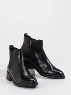 Ralph Harrison – Chelsea Boots aus Lammleder schwarz
