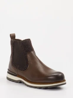 Ralph Harrison – Chelsea-Boots aus Leder Dunkelbraun