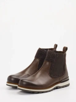 Ralph Harrison – Chelsea-Boots aus Leder Dunkelbraun